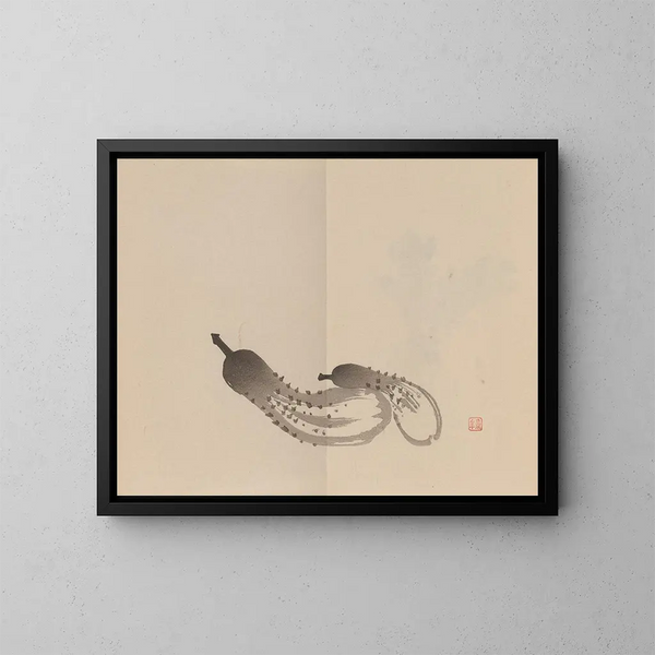 Keinen shugajō Pl12 - Imao Keinen — ingelijst kunstwerk aan de muur