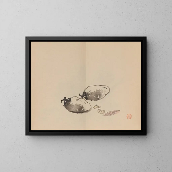 Keinen shugajō Pl16 - Imao Keinen — ingelijst kunstwerk aan de muur