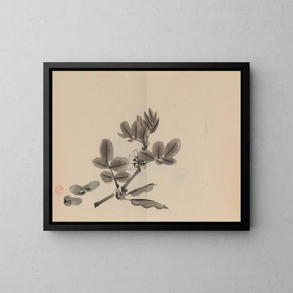 Keinen shugajō Pl17 - Imao Keinen — ingelijst kunstwerk aan de muur