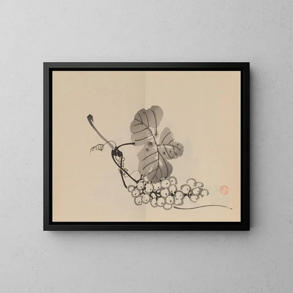Keinen shugajō Pl18 - Imao Keinen — ingelijst kunstwerk aan de muur