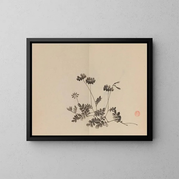 Keinen shugajō Pl19 - Imao Keinen — ingelijst kunstwerk aan de muur