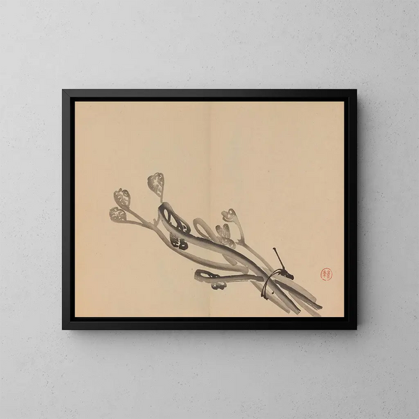 Keinen shugajō Pl. 26 - Imao Keinen — ingelijst kunstwerk aan de muur