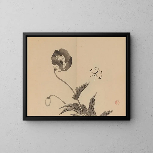 Keinen shugajō Pl27 - Imao Keinen — ingelijst kunstwerk aan de muur