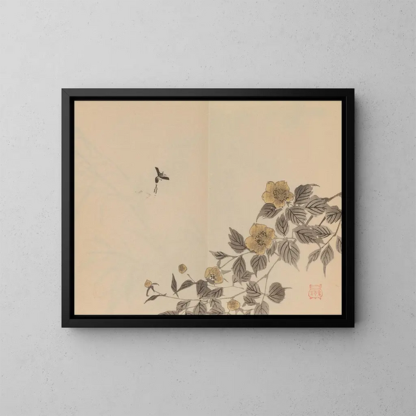 Keinen shugajō Pl. 41 - Imao Keinen — ingelijst kunstwerk aan de muur