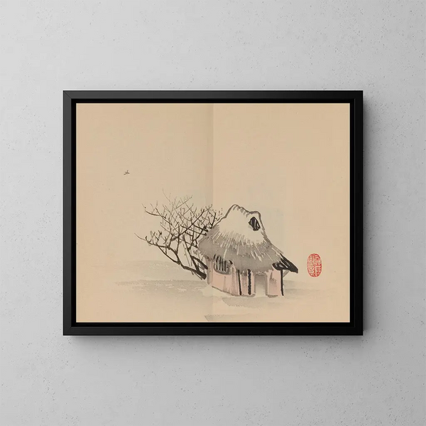 Keinen shugajō Pl77 - Imao Keinen — ingelijst kunstwerk aan de muur