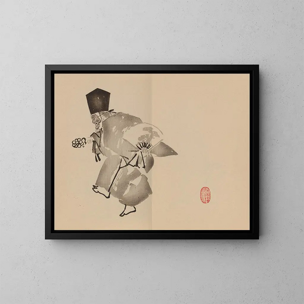 Keinen shugajō Pl82 - Imao Keinen — ingelijst kunstwerk aan de muur