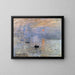 Reproductie van het schilderij Impression Soleil Levant - Claude Monet