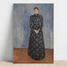 Reproductie van het schilderij Inger in zwart en violet - Edvard Munch