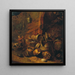 Binnenkelders - Pieter Jansz Quast — ingelijst kunstwerk aan de muur