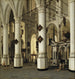 Interior painting of the Nieuwe Kerk in Delft - Hendrick Cornelisz van Vliet — artwork view