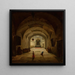 Interior of the underground chapel - Marcin Zaleski — framed artwork on a wall