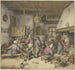 van een interieur van een taverne met boeren die roken, drinken en aaien - Adriaen van Ostade — weergave van het kunstwerk