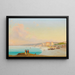 Nice - Ippolito Caffi — ingelijst kunstwerk aan de muur