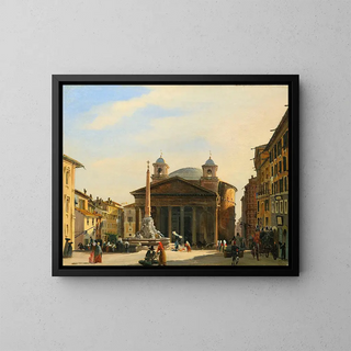 Ippolito Caffi - The Pantheon Rome.webp