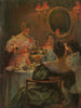 Russische theeservies schilderij - Irvin Wiles — weergave van het kunstwerk