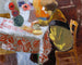 Klein ontbijt - Isaac Grünewald — weergave van het kunstwerk