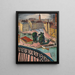 Karl Johans Torg Stockholm - Isaac Grünewald — ingelijst kunstwerk aan de muur
