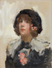 Portret van een vrouw - Isaac Israëls — weergave van het kunstwerk