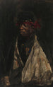 Portrait van een gewonde soldaat van het KNIL - Isaac Israëls — weergave van het kunstwerk