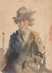 Portret van een vrouw - Isaac Israëls — weergave van het kunstwerk