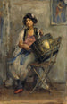 La femme batteuse - Isaac Israëls — weergave van het kunstwerk