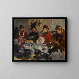 Isaac Israls - The milliners workshop.webp