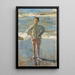 Jonge jongen op een strand - Isaac Israëls — ingelijst kunstwerk aan de muur