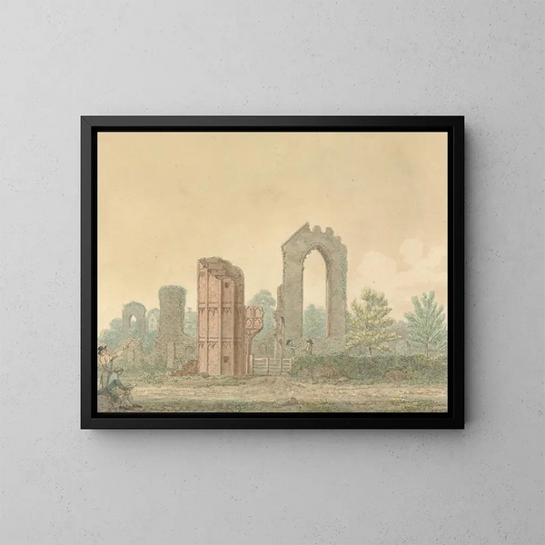 Abdij van Leiston, Suffolk - Isaac Johnson — ingelijst kunstwerk aan de muur
