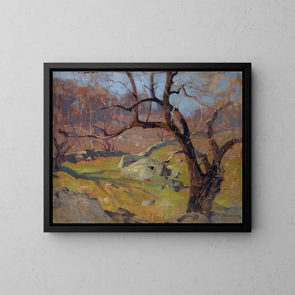 Vue nabij Yalta - Isaac Levitan — ingelijst kunstwerk aan de muur