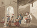 Groep boeren voor een kerk - Isaac Weld — weergave van het kunstwerk