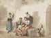 Na Pinnelli, groep boeren voor een huis - Isaac Weld — weergave van het kunstwerk