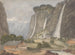 Cascades de Staubbach, Lauterbrunnen, Suisse - Isaac Weld — weergave van het kunstwerk
