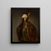 Een driekwart portret van een man in oosterse kleding - Isaac de Jouderville — ingelijst kunstwerk aan de muur