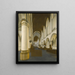Interior of the Saint Bavo Church in Haarlem - Isaak van Nickelen — framed artwork on a wall