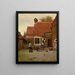 Bij mijn buurman - Isidore Meyers — ingelijst kunstwerk aan de muur
