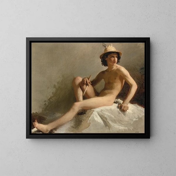 Studie voor Mercurius - Isidore Pils — ingelijst kunstwerk aan de muur
