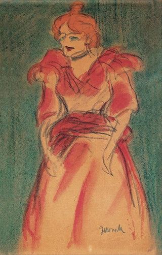 Isidre Nonell - Cabaret Singer.webp