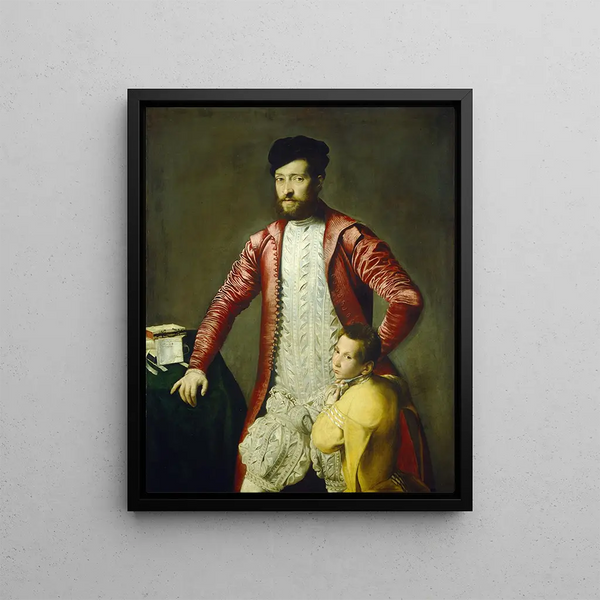 Italian School - Alessandro Alberti with a Page.webp