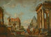 Klassiek landschapsschilderij - Italiaanse school — weergave van het kunstwerk