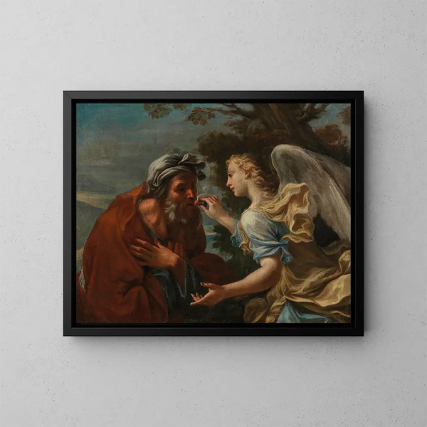 De profeet Jesaja - Italiaanse school — ingelijst kunstwerk aan de muur