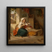 Italian Girl Lullaby - Johann Baptist Kirner — framed artwork on a wall