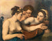 Junon, Cupido en Venus - Italiaans-Vlaamse school — weergave van het kunstwerk