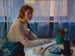Reflectie van de namiddag - Ivan Gregorovitch Olinsky — weergave van het kunstwerk