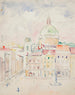Vue d'un fragment de la place du Marché et de l'église dominicaine - Ivan Ivanec — artwork view