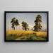 Wheat Field - Ivan Ivanovich Shishkin — framed artwork on a wall