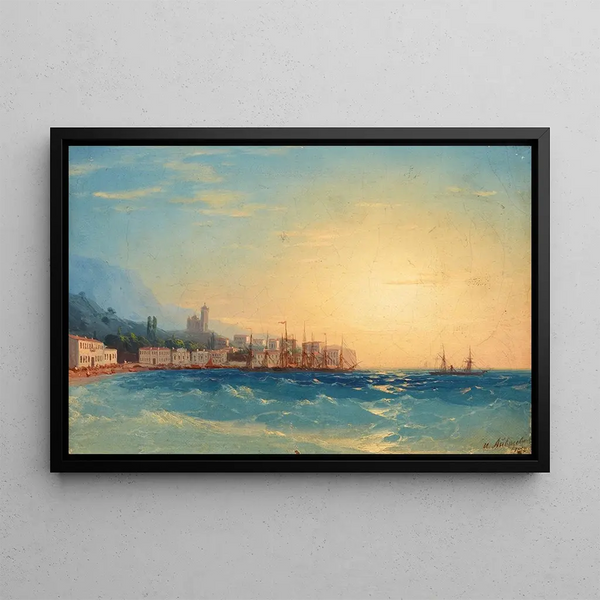 Ivan Konstantinovich Aivazovsky - Harbor with Ships.webp