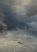 La tempête au cap Aya - Ivan Konstantinovich Aivazovsky — weergave van het kunstwerk