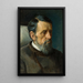 Portret van een man - Ivan Kramskoi — ingelijst kunstwerk aan de muur
