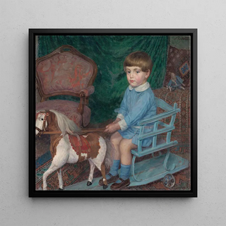 Ivan abota - A boy with a pony.webp