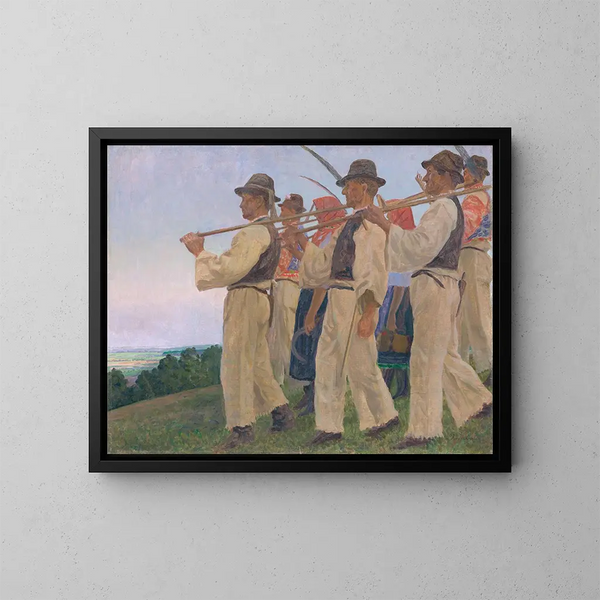 Kosciuszko - Ivan Rabuzin — ingelijst kunstwerk aan de muur